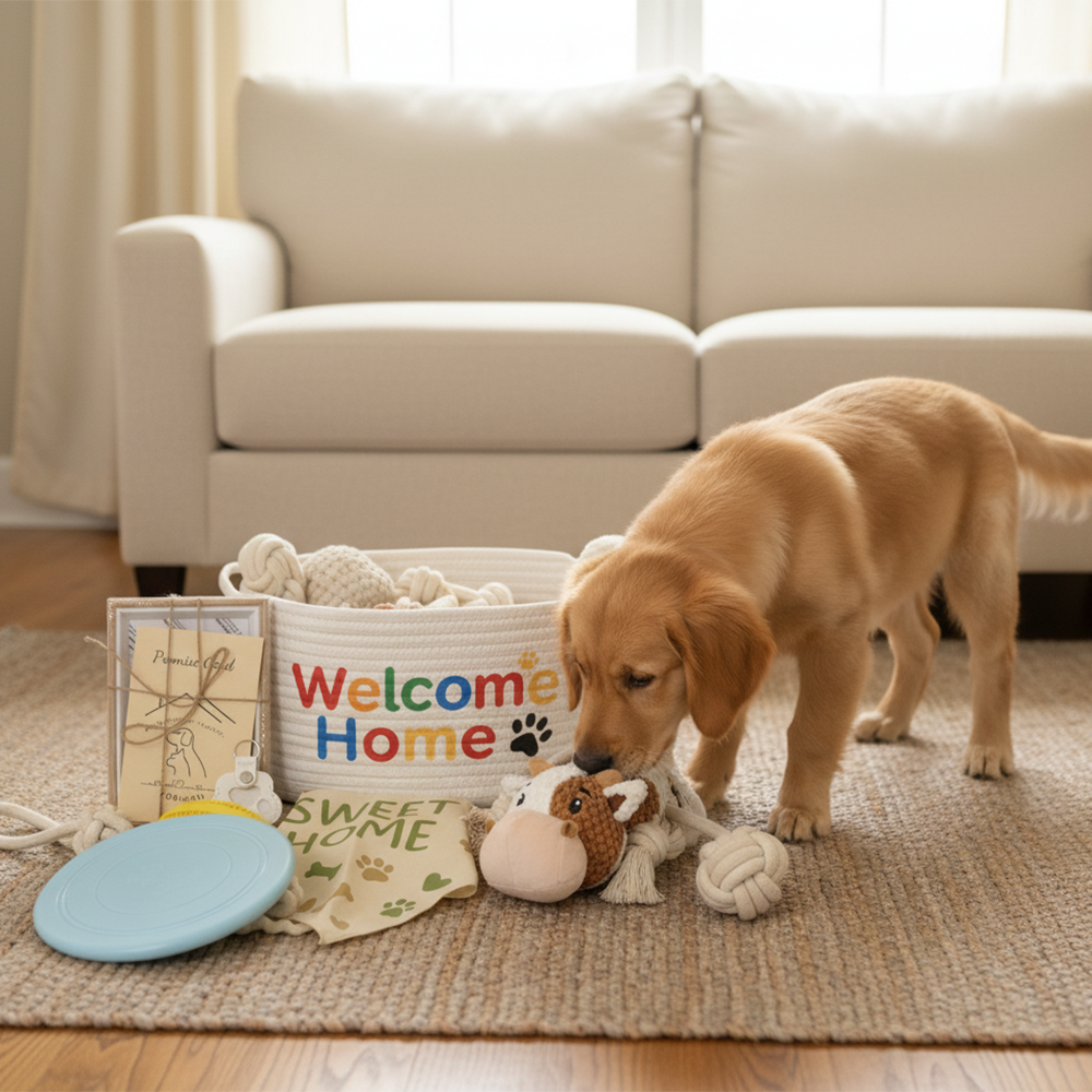 The Dog Welcome Home Gift Kit: Forever Memories & First Promises